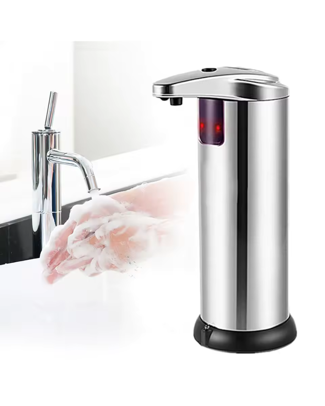 Automatischer Seifenspender aus Edelstahl mit Sensor