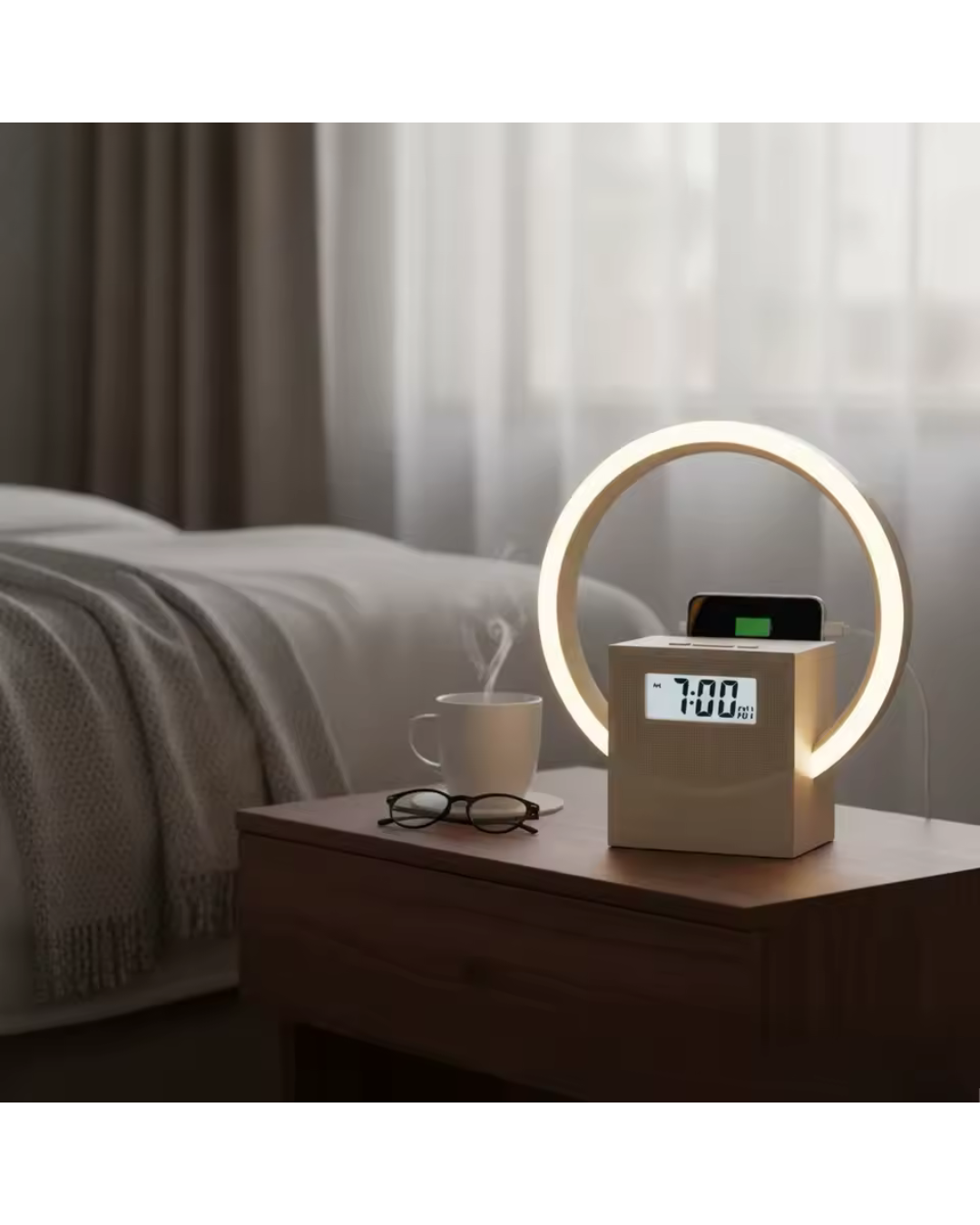 Digitaler Lichtwecker mit Sonnenaufgangslicht – Ansicht 4