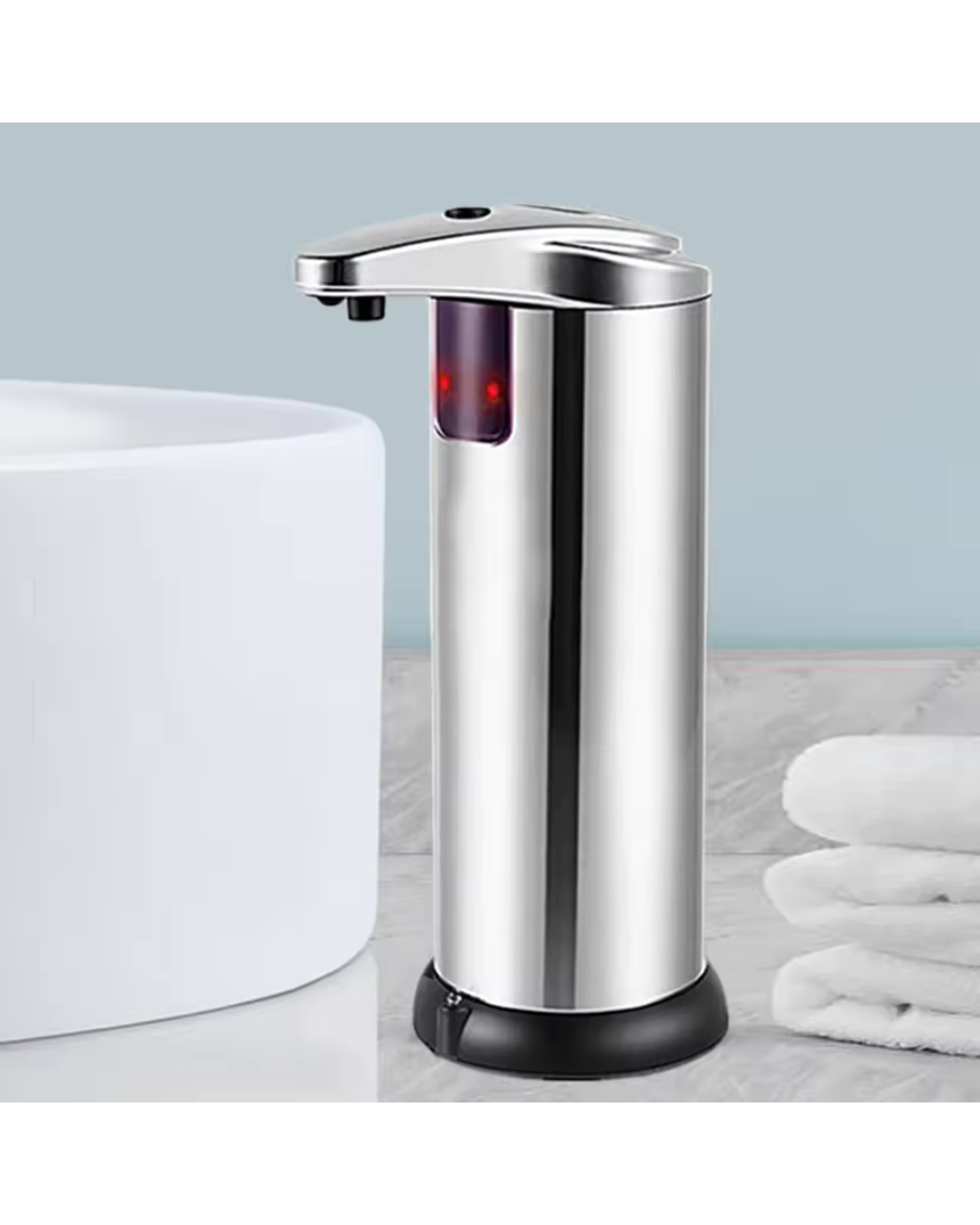 Automatischer Seifenspender aus Edelstahl mit Sensor – Ansicht 5