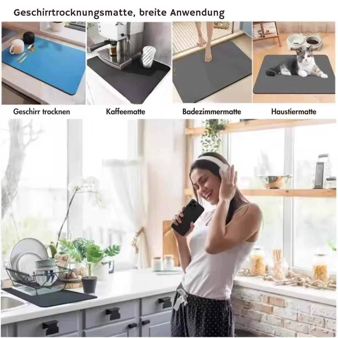 Saugfähige Abtropfmatte für die Küche – Ansicht 6