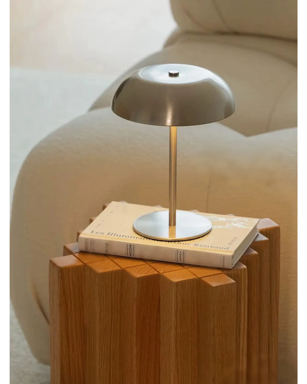 Kabellose Mushroom-LED-Tischlampe – Ansicht 2