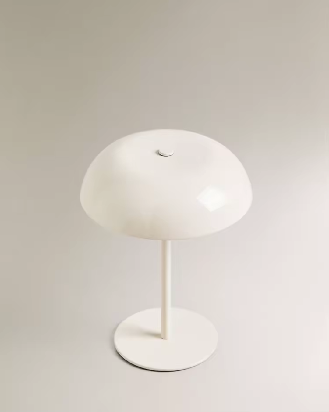 Kabellose Mushroom-LED-Tischlampe – Weiß
