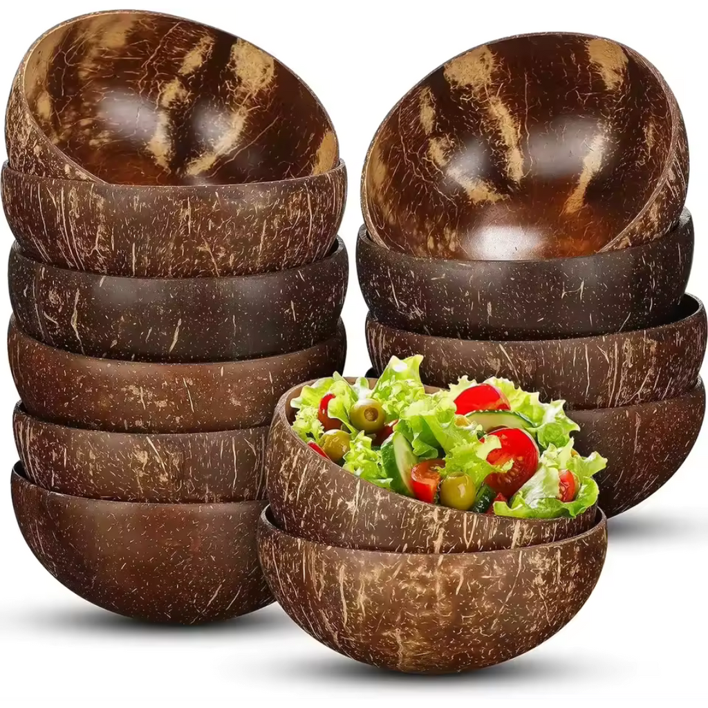 Kokosnuss-Schale aus echter Kokosnuss – Ansicht 4