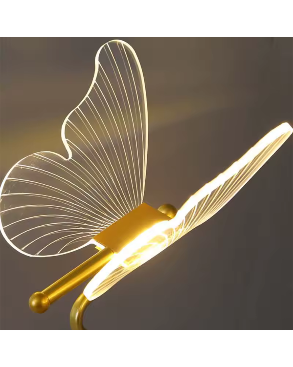 LED-Tischlampe mit Schmetterling-Design – Ansicht 6