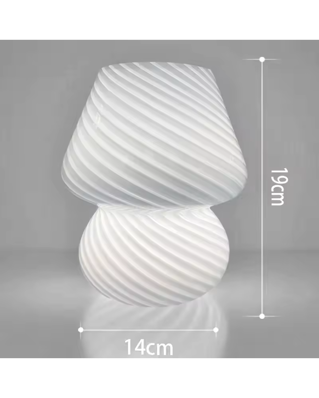 Moderne LED-Tischlampe in Pilzform – Ansicht 7