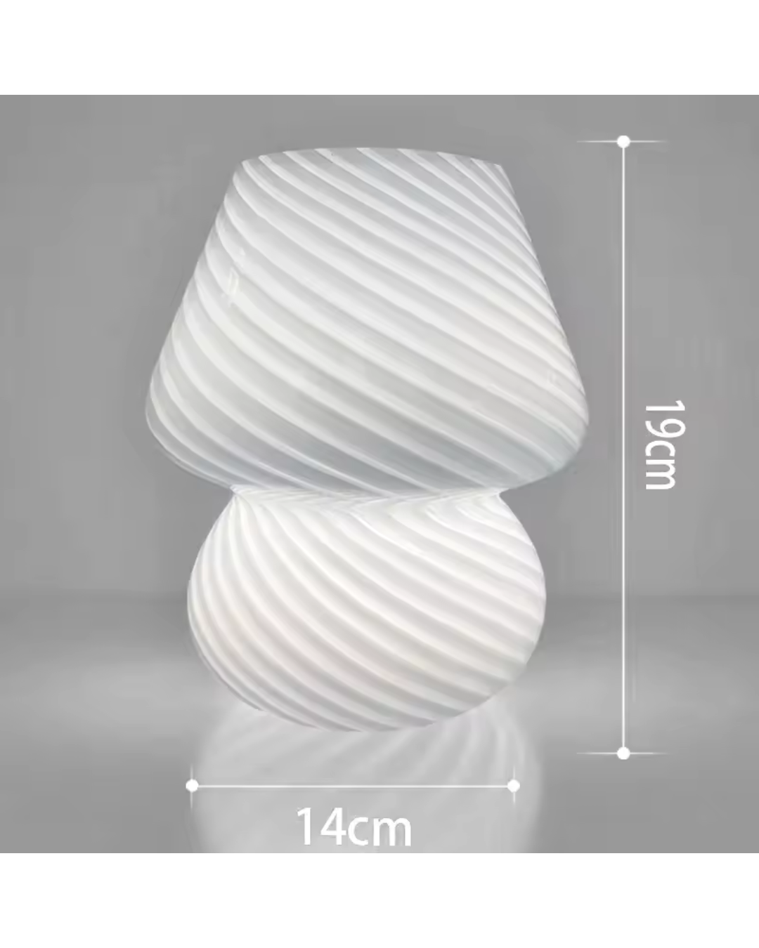 Moderne LED-Tischlampe in Pilzform – Ansicht 7