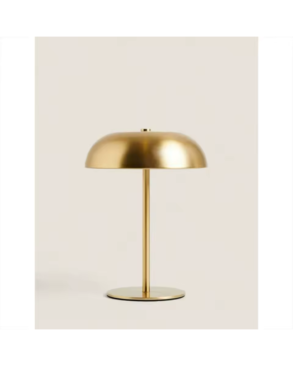 Kabellose Mushroom-LED-Tischlampe – Gold