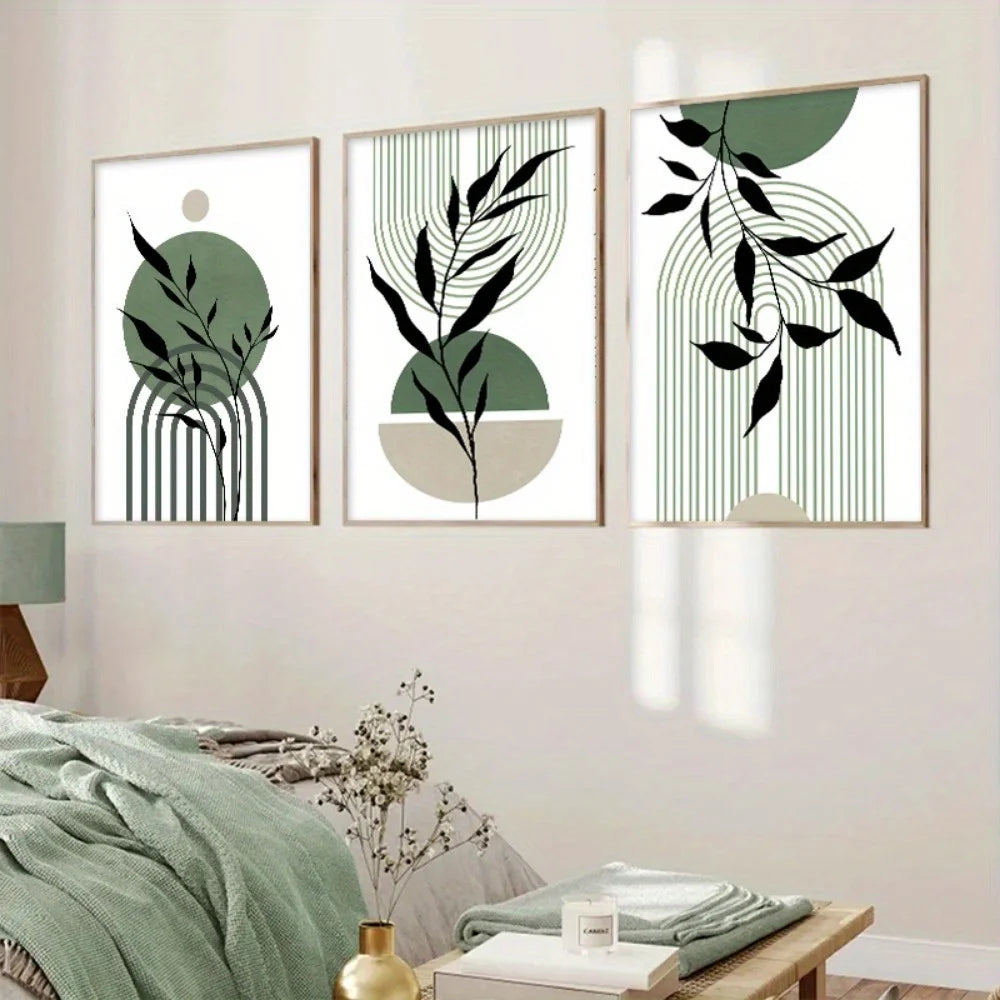 Botanik-Poster-Set in Salbeigrün – Ansicht 5