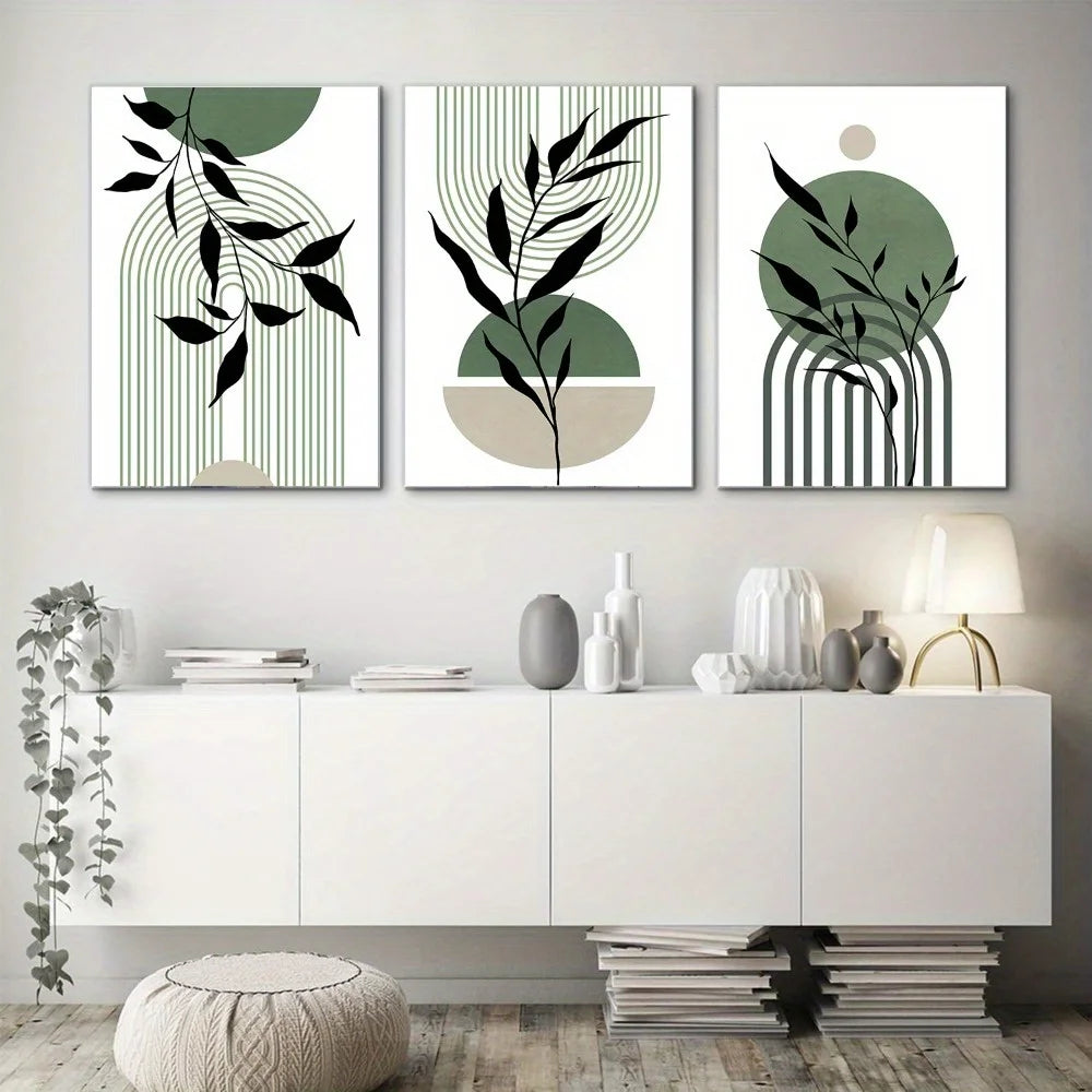 Botanik-Poster-Set in Salbeigrün – Ansicht 4