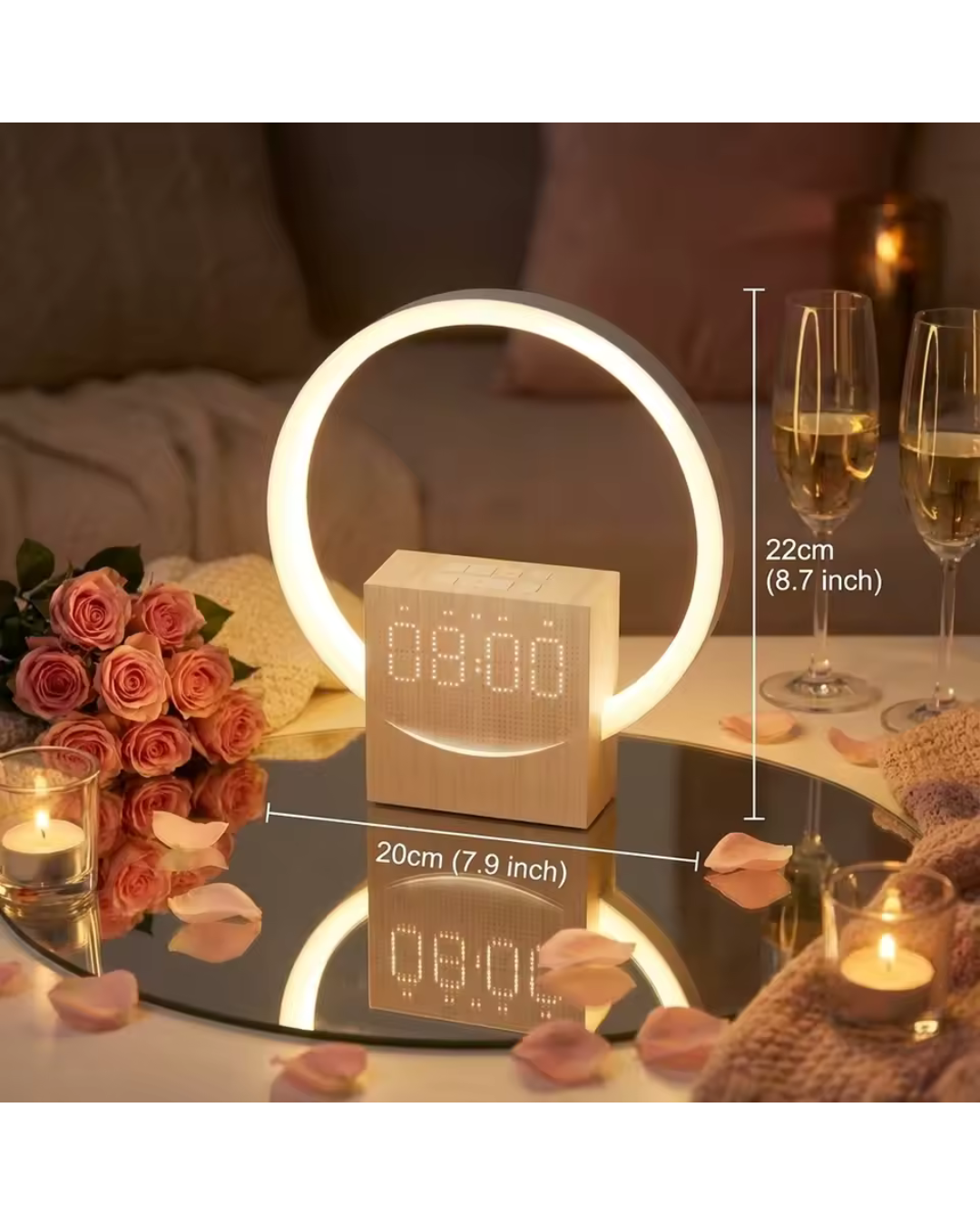 Digitaler Lichtwecker mit Sonnenaufgangslicht – Ansicht 3