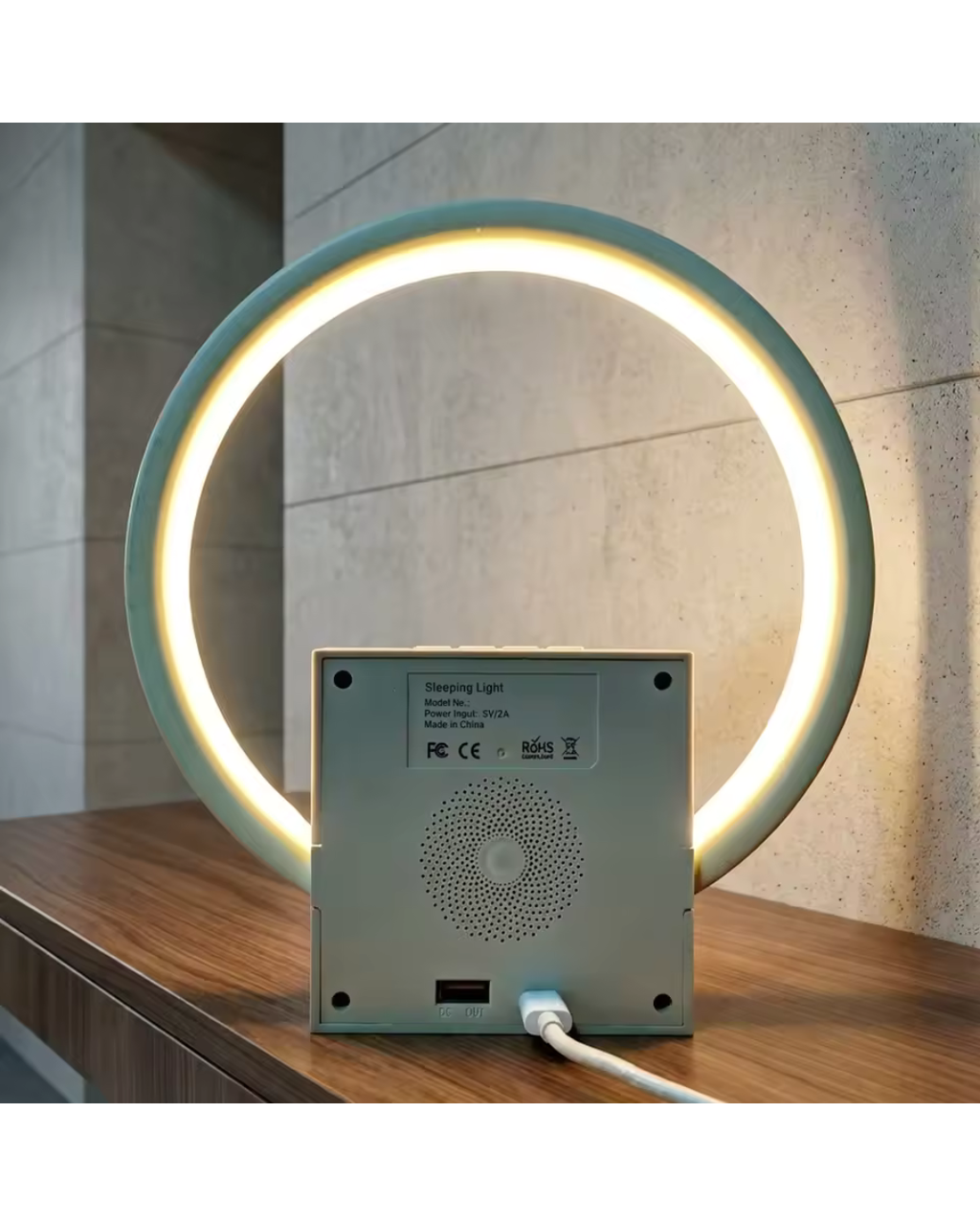 Digitaler Lichtwecker mit Sonnenaufgangslicht – Ansicht 2
