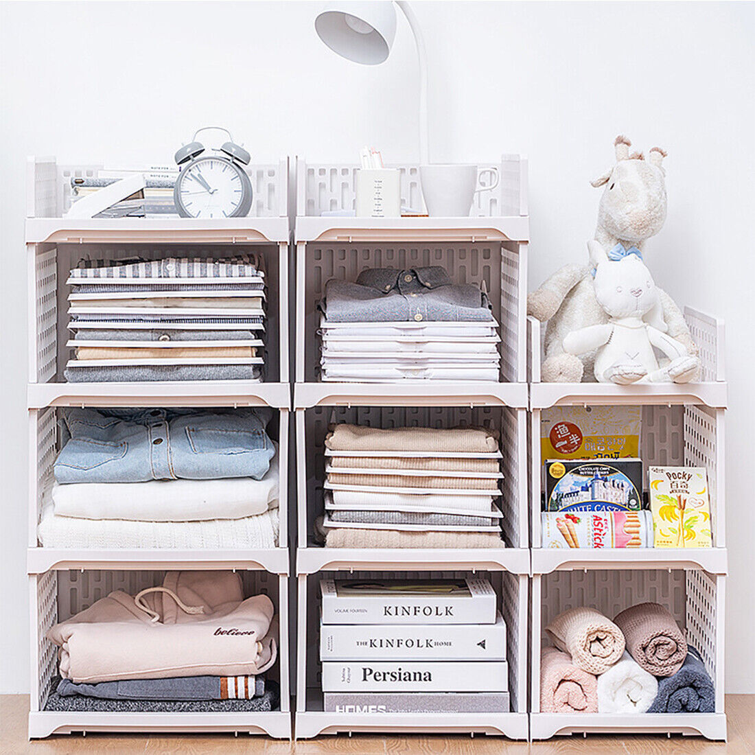 Faltbarer Organizer für Kleiderschrank und Schublade